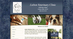 Desktop Screenshot of lisbonvetclinic.com