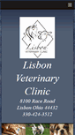 Mobile Screenshot of lisbonvetclinic.com